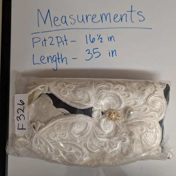 Vintage 80s Scott McClintock 4 Floral Lace Ivory Black Sleeveless Formal Dress - Picture 13 of 13